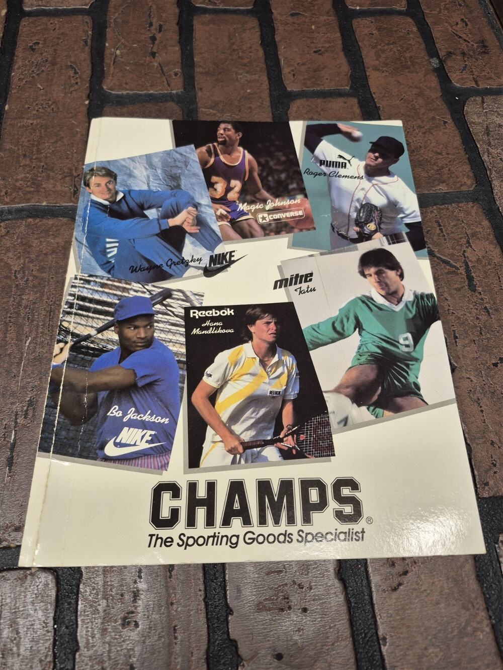 Nike Puma Converse WAYNE GRETZKY MAGIC JOHNSON ROGER CLEMENS BO JACKSON Notebook